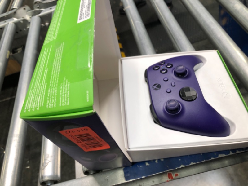 Photo 2 of **missing charger**Xbox Core Wireless Gaming Controller – Astral Purple – Xbox Series X|S, Xbox One, Windows PC, Android, and iOS Purple Wireless Controllers