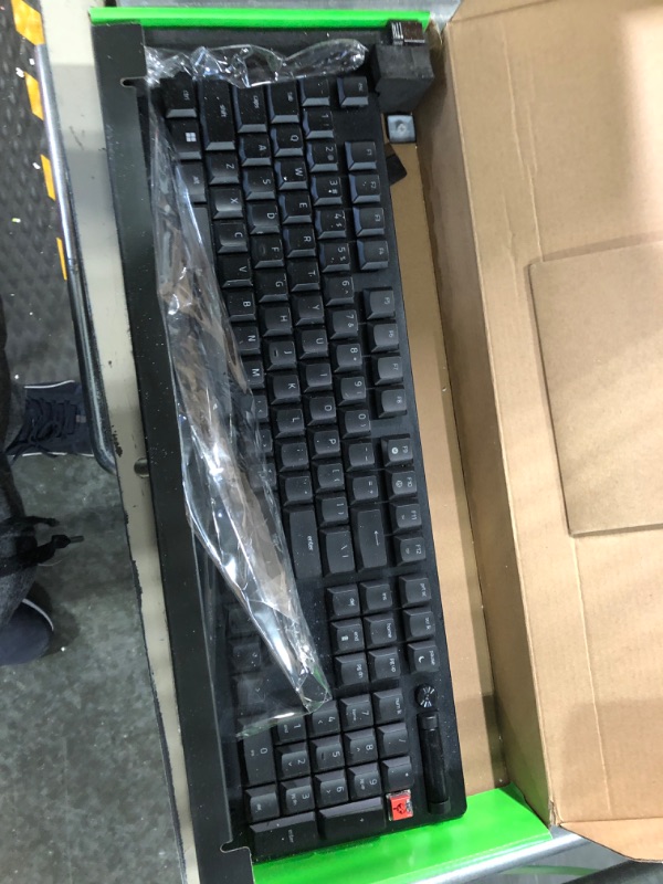 Photo 2 of Razer DeathStalker V2 Pro Wireless Gaming Keyboard: Low-Profile Optical Switches - Linear Red - HyperSpeed Wireless & Bluetooth 5.0-40 Hr Battery - Ultra-Durable Coated Keycaps - Chroma RGB DeathStalker V2 Pro Linear Optical Switch