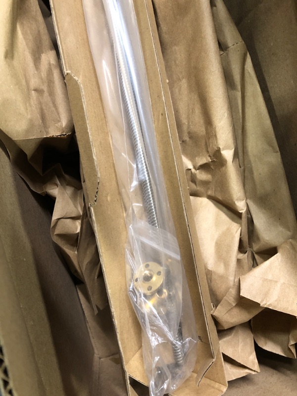 Photo 1 of 2pcs 550mm Tr8X8 Lead Screw with T8 Brass Nut for 3D Printer Machine Z Axis(Acme Thread, 2mm Pitch, 4 Start, 8mm Lead)
