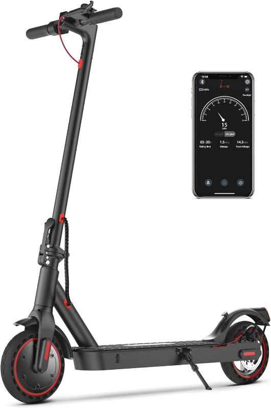 Photo 1 of **Turns on but does not keep charge** FOR PARTS ONLY** iScooter i9 Electric Scooter (NO Storage Bag) for Adults and Teens, 15.6MPH, 18 Miles Range, 8.5'' Solid Tires Commuting Scooter with Bag