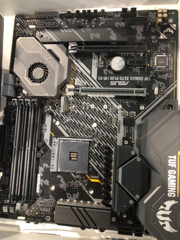 Photo 5 of ASUS AM4 TUF Gaming X570-Plus (Wi-Fi) AM4 Zen 3 Ryzen 5000 & 3rd Gen Ryzen ATX Motherboard with PCIe 4.0, Dual M.2, 12+2 with Dr. MOS Power Stage