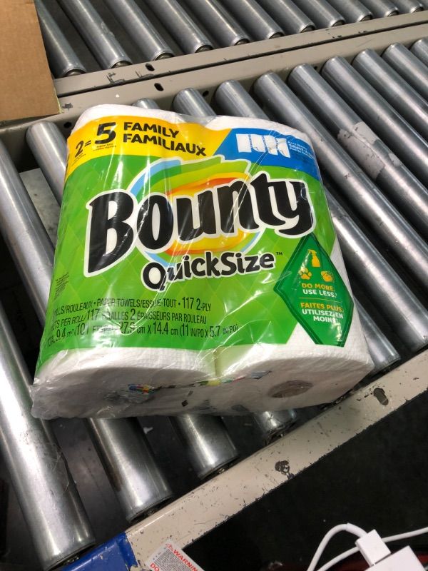 Photo 2 of Bounty Select-A-Size Paper Towels, 2 Double Plus Rolls, White, 2 Double Plus Rolls = 5 Regular Rolls