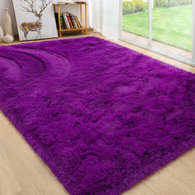 Photo 1 of Fluffy Bedroom Rug 5x7 Area