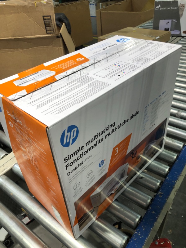 Photo 2 of HP DeskJet 4155e Wireless All-In-One Color Printer, Scanner, Copier with Instant Ink and HP+ (26Q90A)
