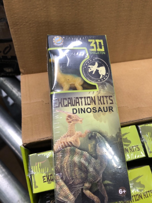 Photo 3 of 12 Pack: Dinosaur Excavation Kits for Kids, Dino Dig Kits, 3D Dig a Dinosaur Fossil and Figure Sets, Bulk Science Education Toys for Paleontology Archaeology STEM Learning Kids Activity Party Favors