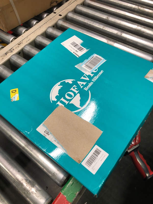 Photo 1 of JIOFAVIU Resin Leveling Rotary Table with Silicone Craft Mat & Leveling Tool, 15.8" Resin Craft Leveling Board for Silicone Mold, Epoxy Resin, UV Resin, Acrylic Paint Pouring (Large)