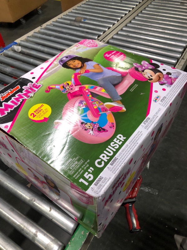 Photo 1 of Fly Wheels Minnie Mouse Kids Ride-On Cruiser 15", Ages 3-7
