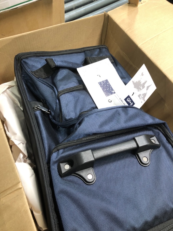 Photo 1 of Coolife Rolling Duffel Travel Duffel Bag Wheeled Duffel Suitcase Luggage 8 Pockets