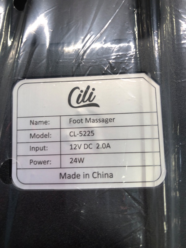 Photo 4 of CILI Shiatsu Foot Massager Machine, Electric Heated Feet Massager for Plantar Fasciitis, Kneading Vibration Compression, Detachable Sleeve, Up to Men Size 13, Christmas Gifts for Women Men Black