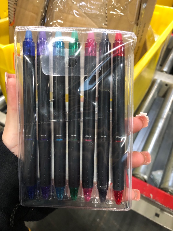 Photo 1 of PILOT Pen 17478 FriXion Synergy Clicker Erasable, Refillable & Retractable Gel Ink Pens, Extra Fine Point, Assorted Ink Colors, 7-Pack 7 Count (Pack of 1)