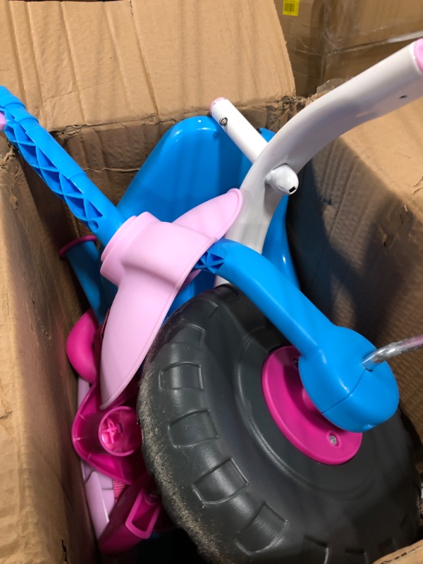 Photo 2 of ***NOT EXACT***
KRIDDO 2 in 1 Kids Tricycles Age 18 Month to 3 Years, EVA Wheels Upgraded, Gift Toddler Tricycle, Trikes for Toddlers 2 to 3 Year Old with Push Handle and Duck Bell, Pink Eva Wheel-pink EVA Wheel