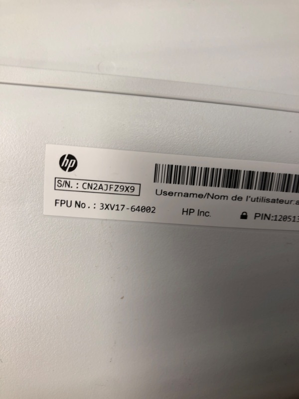 Photo 4 of HP DeskJet 2755e Wireless Color All-in-One Printer with bonus 6 months Instant Ink (26K67A), white