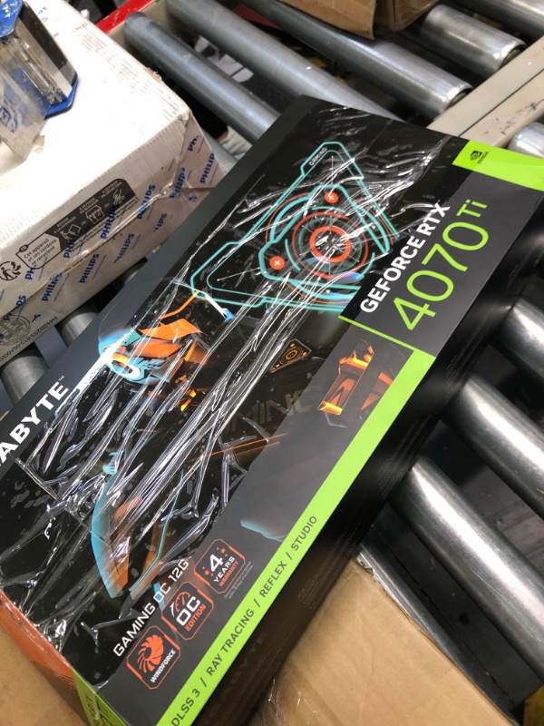 Photo 1 of GIGABYTE GeForce RTX 4070 Ti Gaming OC 12G Graphics Card, 3X WINDFORCE Fans, 12GB 192-bit GDDR6X, GV-N407TGAMING OC-12GD Video Card