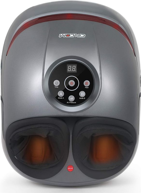 Photo 1 of CINCOM Foot Massager with Heat & Air Compression for Foot Deep Shiatsu Kneading Massage with 3 Intensities 2 Modes Auto-Off Timer for Relax
