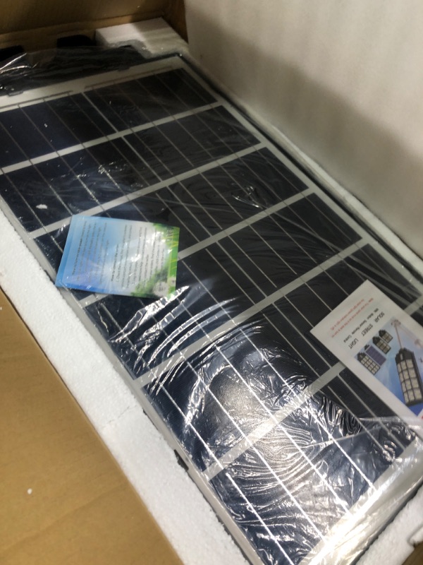 Photo 1 of INSDEA 1500W LED Solar Street Light Motion Sensor, 120000LM IP66 Waterproof Security Solar Flood Lights Outdoor, Super Bright Dusk to Dawn Solar Lights for Outside Garden Yard Parking Lot (2PCS) Black 1500W-2PCS