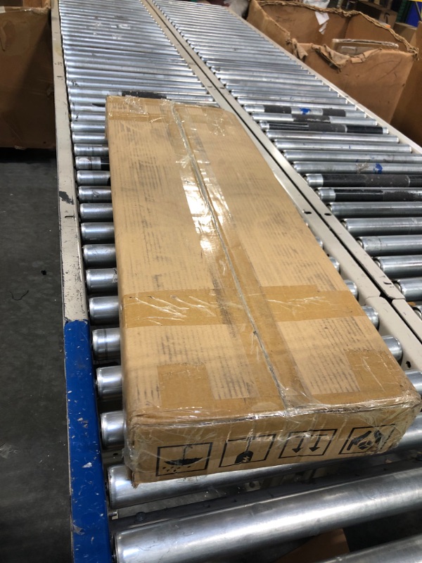 Photo 1 of DEPAD 70 Inch Extra-Long Console Table with 2 Power Outlets and 1 Type C Port and 1 USB Port, 10.6” D x 70.9” L x 35.4” H Sofa Table, Grey Behind Couch Table, Narrow Long Entryway Table