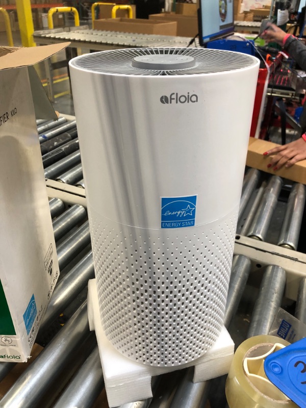 Photo 1 of Afloia Air Purifiers for Home Large Room Up to 1076 Ft², H13 True HEPA Air Purifiers for Bedroom 22 dB, Air Cleaners Dust Remover for Pet Mold Pollen, Odor Smoke Eliminator, Kilo White, 7 Color Light
