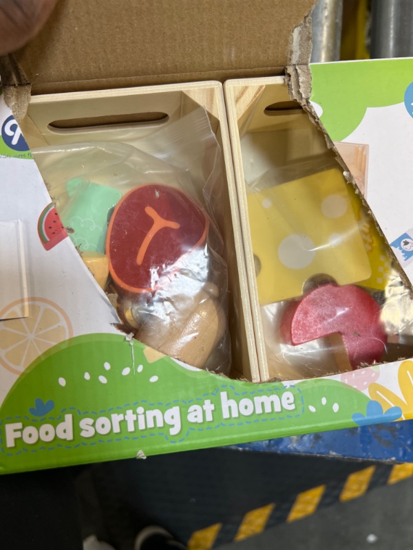 Photo 1 of Food Groups - Wooden Play Food Sets, Pretend Play Kitchen Toys, Toy Food Accessories for Toddlers 1-3, Wood Play Fake Food for 1 2 3 Year Old Boys Girls Birthday Gift
