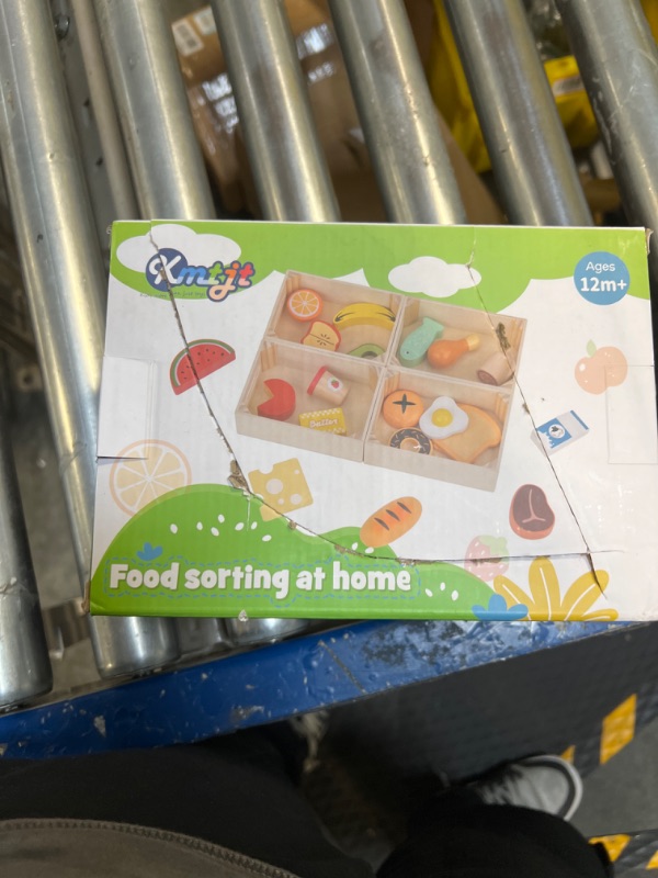 Photo 1 of Food Groups - Wooden Play Food Sets, Pretend Play Kitchen Toys, Toy Food Accessories for Toddlers 1-3, Wood Play Fake Food for 1 2 3 Year Old Boys Girls Birthday Gift
