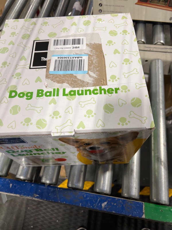 Photo 2 of Automatic Dog Ball Launcher - Dog Fetch Machine for Small to Medium Sized Dogs,3 Launch Distances, Ball Launcher for Dogs with 6 Latex Balls, Dual Power Supply, Ball Thrower for Dogs