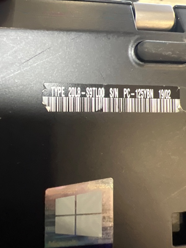 Photo 1 of *******For parts*********
Lenovo ThinkPad T480s Laptop, 14 IPS FHD (1920x1080) Matte Display, Intel Core i7-8650U 4.20 GHz, 24GB RAM, 512GB SSD, Fingerprint Reader, Supported Windows 10 Pro, Black Color, Renewed