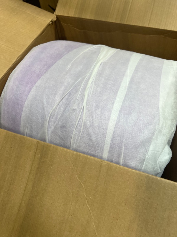 Photo 3 of **USED AND NEEDS CLEANED** Mattress Topper, 2 Inch Twin Size 5-Zone Gel Memory Foam Egg Crate Bed Topper, Targeted Support, Pressure Relief, CertiPUR-US Certified, Lavender Twin 2 inch 5-zone