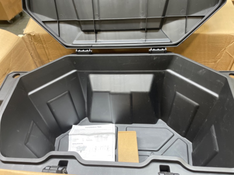 Photo 3 of A & UTV PRO 73 QT Rear Cargo Box for 2020 2021 2022 Polaris RZR PRO XP/XP LE 4 Accessories,Forward Water Resistant Storage Bin,Replace OEM # 2883751 73QT Cargo Box