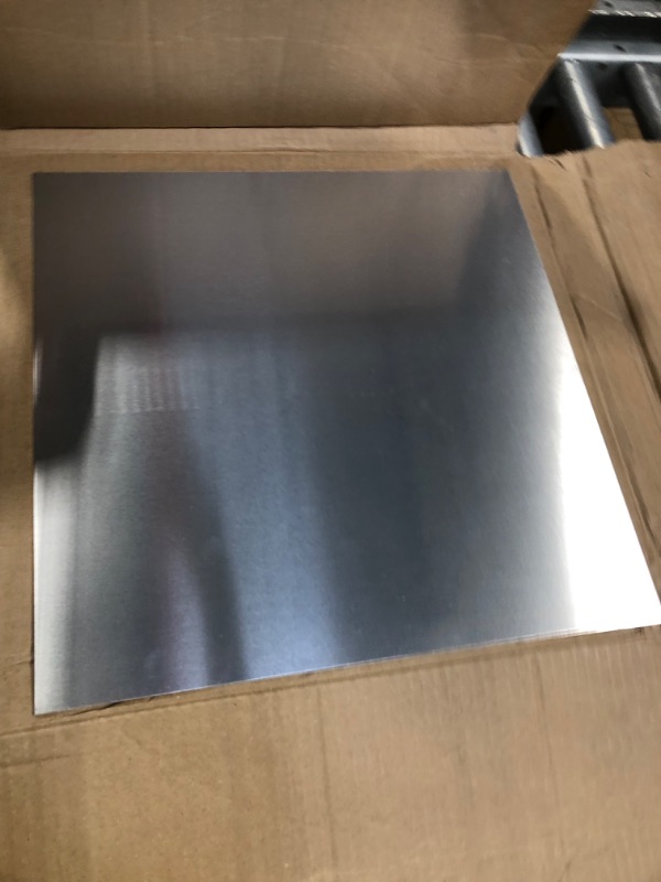 Photo 3 of 6061 T651 Aluminum Sheet Metal 15 x 15 x 1/16 (0.06”) Inch Flat Plain Aluminum Plate Covered with Protective Film, Heat Treatable Rectangle 1.5mm Aluminum Metal Plate for Industrial, Crafting 1/16Inch 1