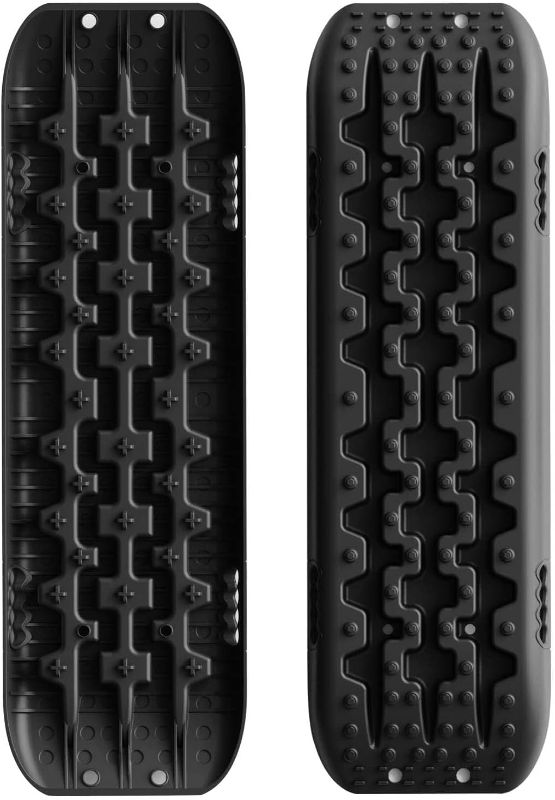 Photo 1 of ALL-TOP Recovery Traction Boards, 2PCS, Reinforced Off Road Bendable Tire Friction Tracks (3rd Gen, Black)
