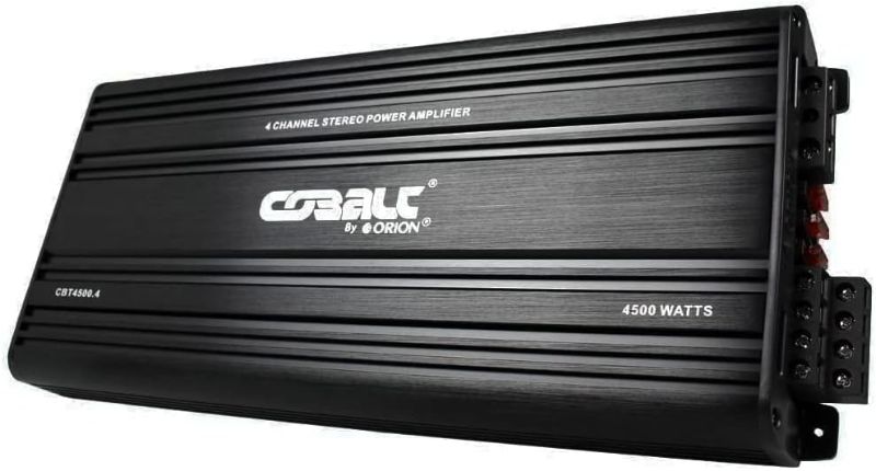 Photo 1 of Orion Cobalt CBT4500.4 4500 Watts Class A/B 4-Channel Car Amplifier Mosfet with 4-Way Circuitry Protection