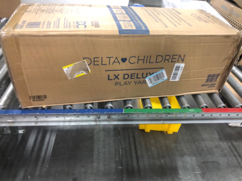 Photo 1 of Delta Children LX Deluxe Portable Baby Play Yard With Removable Bassinet and Changing Table, Eclipse