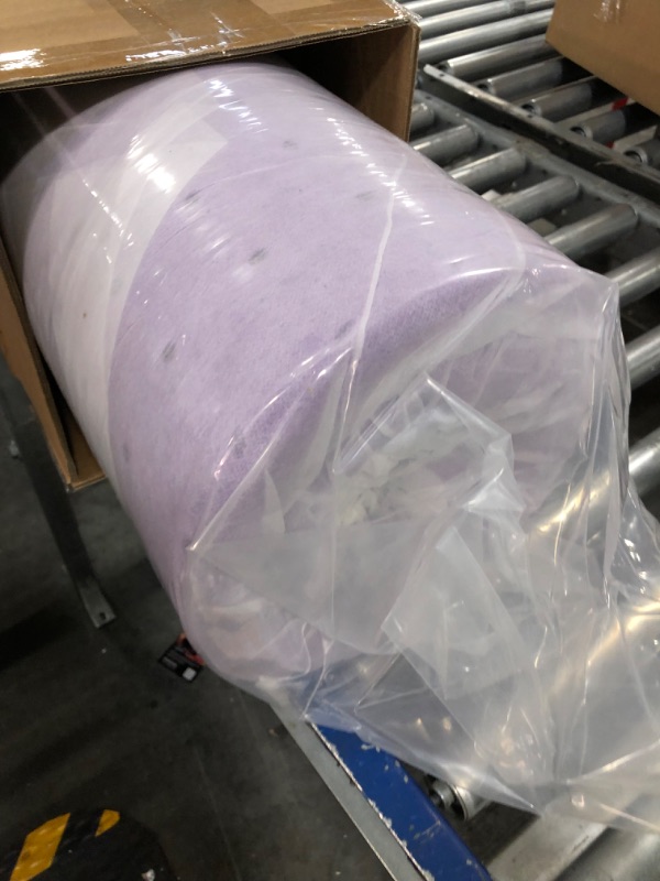 Photo 1 of SINWEEK 2 Inch Gel Memory Foam Mattress Topper Ventilated Soft Mattress Pad, Bed Topper, CertiPUR-US Certified, Queen Size, Purple Queen 2 Inch