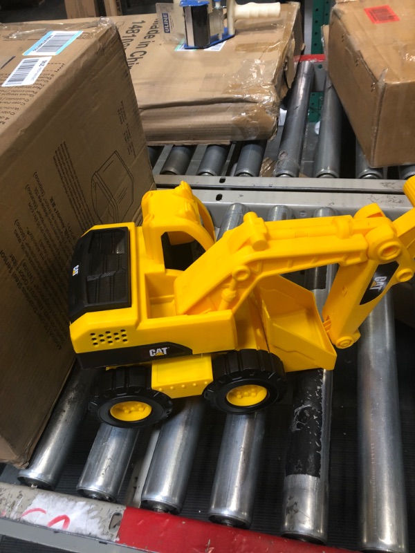 Photo 3 of Cat Construction 15" Toy Excavator , Yellow