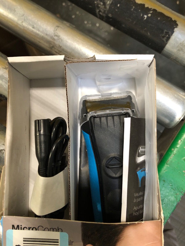 Photo 1 of **USED NEEDS CLEANING*** Braun Electric Series 3 Razor with Precision Trimmer, Rechargeable, Wet & Dry Foil Shaver for Men, Blue/Black, 4 Piece