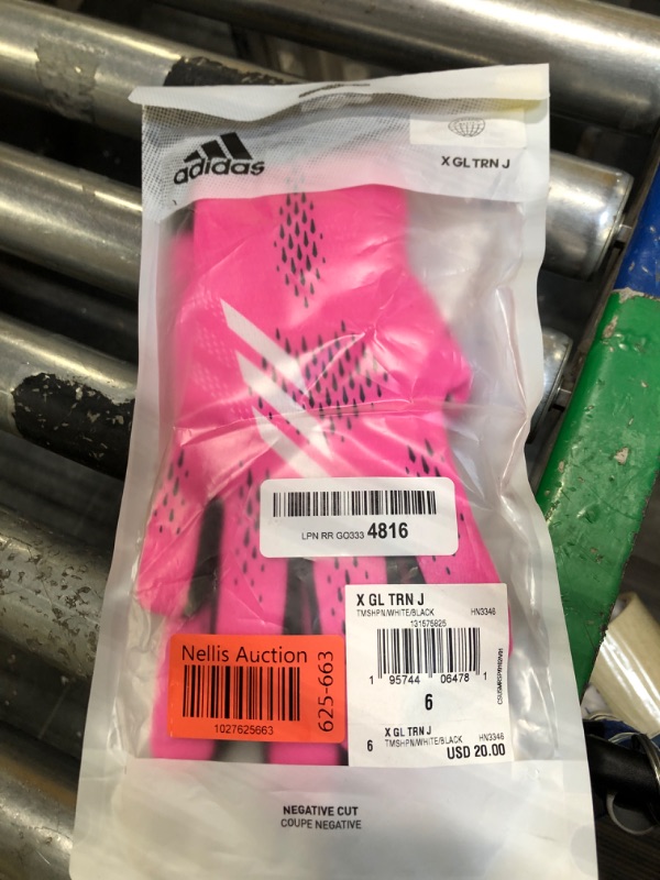 Photo 2 of adidas Unisex-Adult X Training Goalie Gloves 11 Team Shock Pink/White/Black