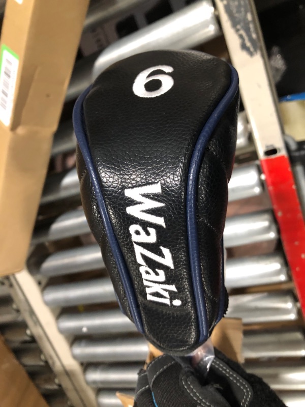 Photo 3 of Japan WaZaki Single Hybrid Iron USGA R A Rules Golf Club with Headcover,WLIIs Model,Whole Black Oil Finish 55g Light Pro Graphite Half Inch Plus Length 27 Degrees