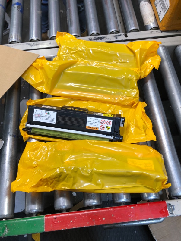 Photo 3 of TN315 Toner Cartridge: 4-Pack High Yield TN315BK, TN315C, TN315M, TN315Y Replacement for Brother HL-4140CW HL-4570CDW HL-4570CDWT MFC-9560CDW MFC-9970CDW Printer
***Yellow was the only one opened*** 
