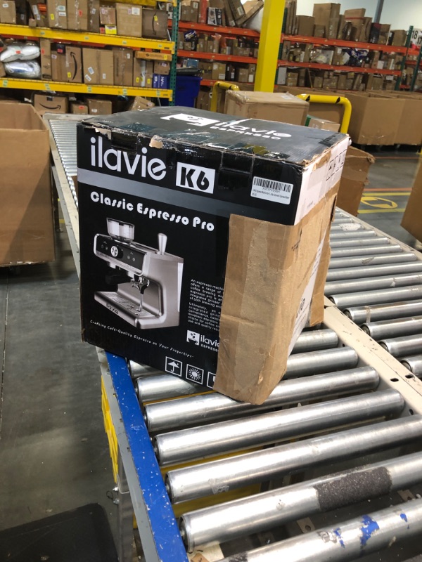 Photo 2 of ILAVIE Espresso Machine with Grinder, Barista Espresso Maker for Home, 20 Bar Super-Automatic Espresso Machines for Espresso & Cappuccina & Latte, 2.8L Water Tank, 1450W Bright Silver Large
***Used, but in good condition (dirty) and functional***