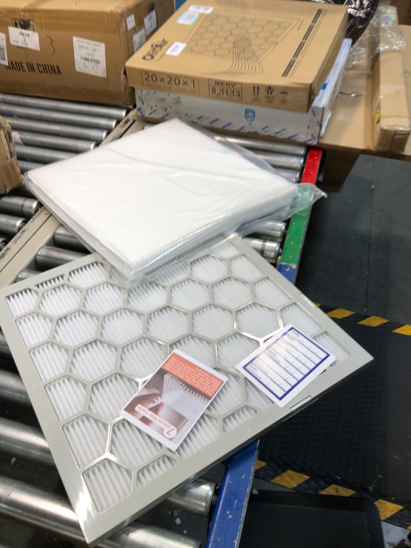 Photo 3 of 20x20x1 MERV 8 Air Filter,AC Furnace Air Filter,Reusable ABS Plastic Frame, 7 Pack Replaceable Filter Media (Actual Size: 19 3/4" x 19 3/4" x 3/4")
