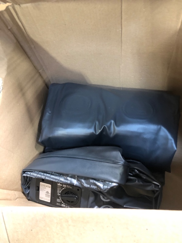 Photo 3 of ** USED NEEDS CLEANED** *** LARGE SIZED** iDOO Luxury Air Mattress with Built in Pump, Queen Inflatable Mattress for Camping, Guests & Home, 18" Raised Comfort Blow up Mattress, Durable, Portable & Waterproof Air Bed, colchon inflable