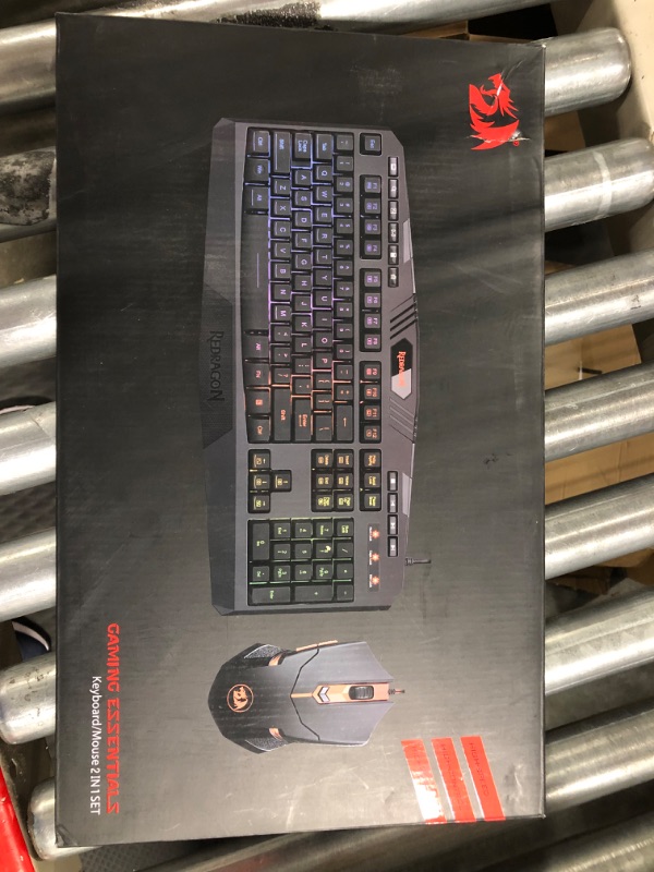 Photo 5 of Redragon S101 Gaming Keyboard, M601 Mouse, RGB Backlit Gaming Keyboard, Programmable Backlit Gaming Mouse, Value Combo Set [New Version]