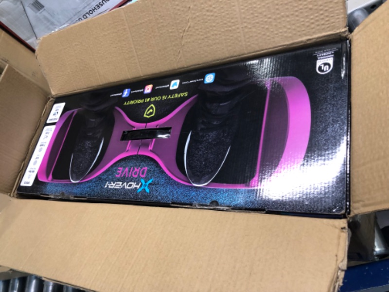 Photo 2 of Hover-1 Drive Electric Hoverboard | 7MPH Top Speed, 3 Mile Range, Long Lasting Lithium-Ion Battery, 6HR Full-Charge, Path Illuminating LED Lights