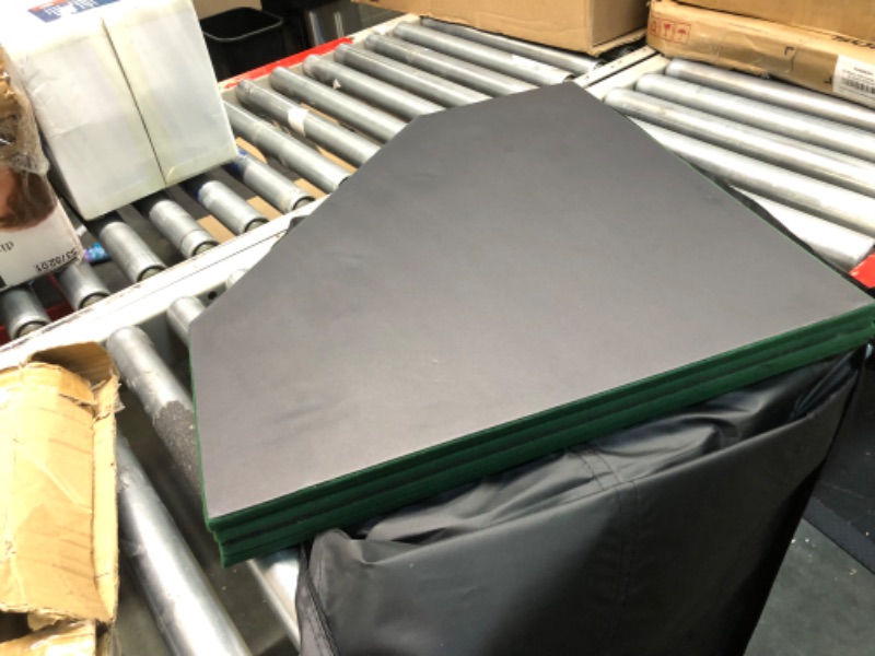 Photo 1 of VIVOHOME 48 Inch Foldable 8-Player Texas Poker Card Tabletop Layout Portable Anti-Slip Rubber Board Game Mat with Cup Holders and Carrying Bag, Green****TABLE ONLY, NO GAMES