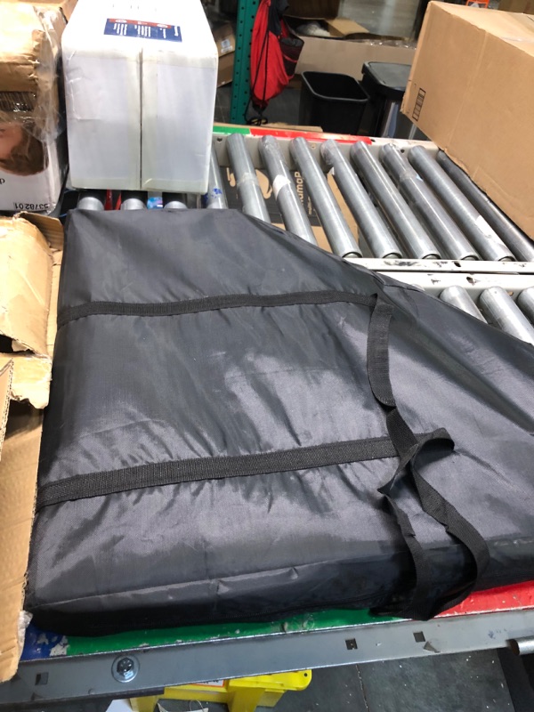 Photo 1 of VIVOHOME 48 Inch Foldable 8-Player Texas Poker Card Tabletop Layout Portable Anti-Slip Rubber Board Game Mat with Cup Holders and Carrying Bag, Green****TABLE ONLY, NO GAMES