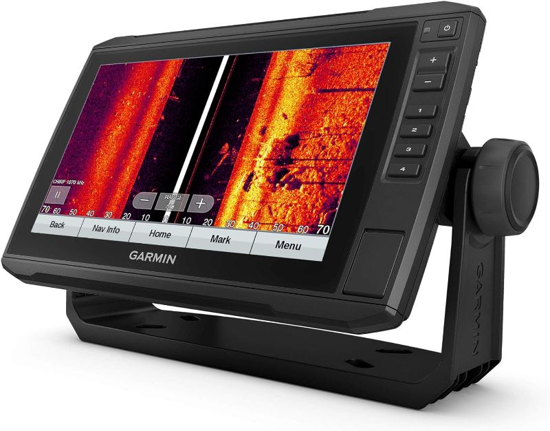 Photo 1 of "Garmin ECHOMAP UHD 93sv with GT56UHD-TM Transducer, 9"" Keyed-Assist Touchscreen Chartplotter with U.S. LakeVu? g3 and Added High-Def Scanning Sonar" (010-02523-01)
***New, but refurbished unit*** 
