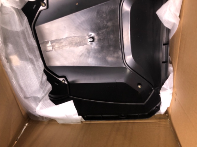 Photo 1 of LESANM 35L Motorcycle Top Case, Motorcycle Daily Tail Box Trunk Lockable Storage Carrier Plastic Waterproof Moto Top Box with Contoured Plastic Backrest Universal Mounting for Helmet Luggage - Silver 35L - Silver