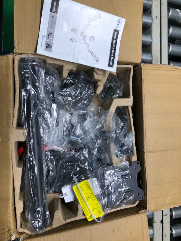 Photo 1 of WALI Bundle – 2 Items: Triple Gas Spring Monitor Mount and Mount Bracket Adapter