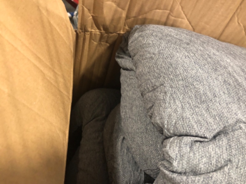 Photo 1 of ROFIEJOX Bench Cushion 36 inch - Polyester Brushed, High-Density Foam, Non-Slip Bottom, Soft Durable Tufted Cushions, Indoor/Outdoor Long Seat Furniture for Window Garden, (36x14x4) Grey Grey 36x14x4 Inch