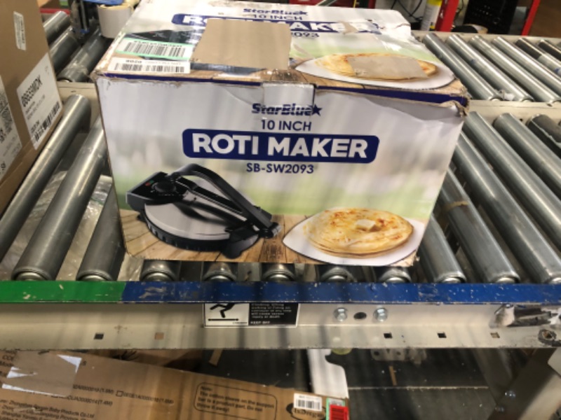 Photo 2 of 10inch Roti Maker by StarBlue  - The automatic Stainless Steel Non-Stick Electric machine to make Indian style Chapati, Tortilla, Roti AC 110V 50/60Hz 1200W