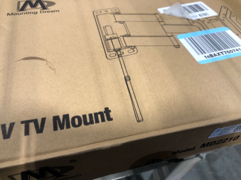 Photo 3 of Mounting Dream UL Listed Lockable RV TV Mount for Most 17-43 inch TV, RV Mount for Camper Trailer Motor Home Boat Truck, Full Mo